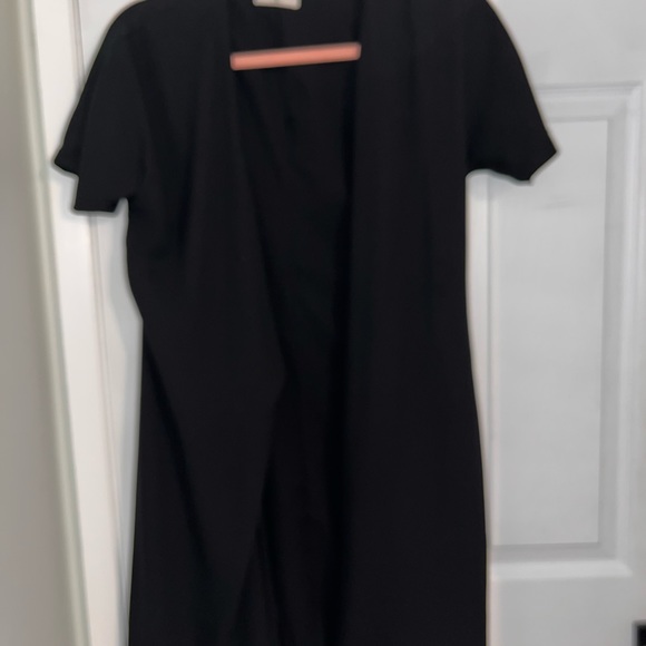 Babaton Aritzia Wrap Dress in Black size Xs - Picture 2 of 4